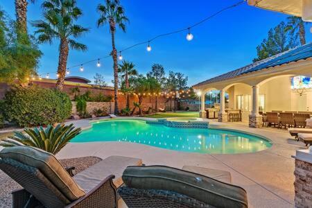 Lux 5Br Vegas Home W Pool, Spa, Games, Near Strip Las Vegas Exterior foto