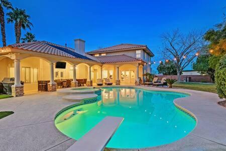 Lux 5Br Vegas Home W Pool, Spa, Games, Near Strip Las Vegas Exterior foto